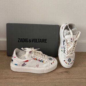 Zagid & Voltaire --  BRAND NEW -- ZV1747 La Flash Chunky Low-Top Sneakers